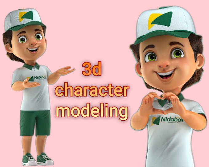 Bestseller - do cute 3d character modeling 3d character design cartoon avatars 3d printing