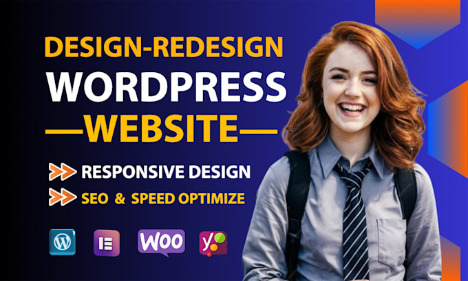 Gig Preview - Create build rebuild design redesign clone revamp wordpress website development