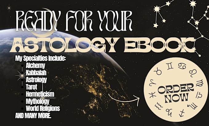 Gig Preview - Be 30k words ebook writer astrology,tarot, spirituality,witchcraft ebook writing