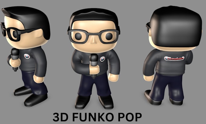 Bestseller - do 3d model funko pop, 3d figurine character, 3d head, 3d chibi model, 3d face