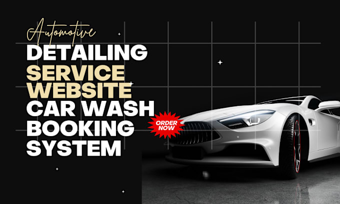 Bestseller - build car detailing website, car wash booking system, auto paint website