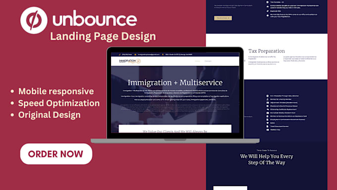 Gig Preview - Create a high converting unbounce landing page