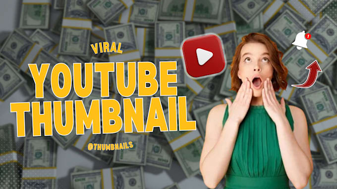 Gig Preview - Design viral custom youtube thumbnails in 1 hour