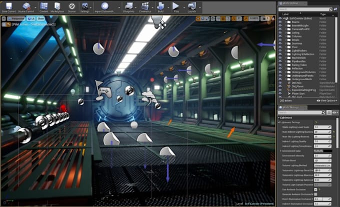 Gig Preview - Design 3d game environment in unity 3d or unreal engine4 and unreal englne5