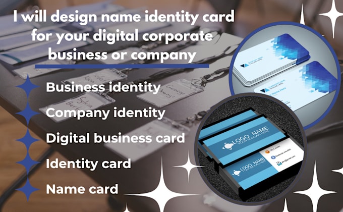 Gig Preview - Design name identity card for your digital corporate business or company