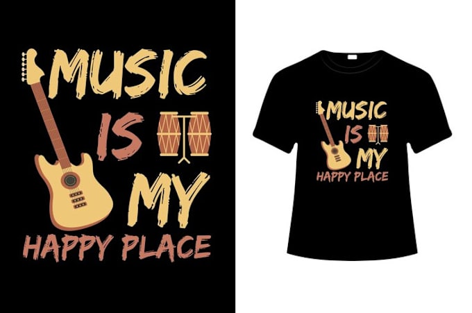 Gig Preview - Do an amazing concert music t shirt design for your brand