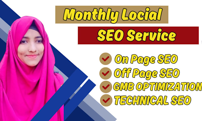 Gig Preview - Do local SEO service monthly plans for increased visibility