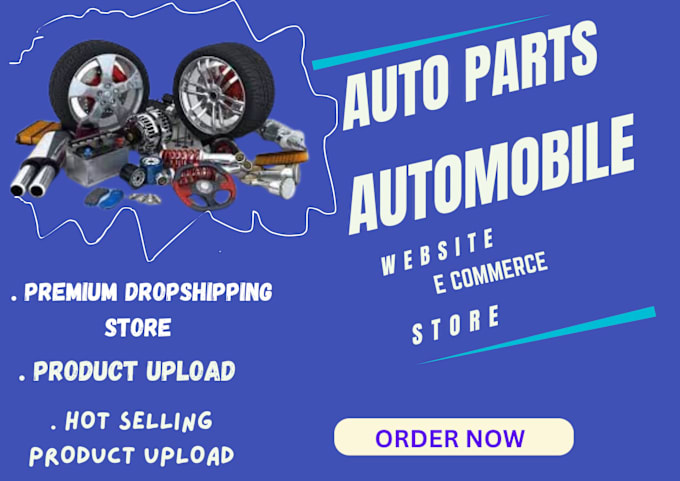 Bestseller - design auto part automotive truck part car website  auto part shopify store