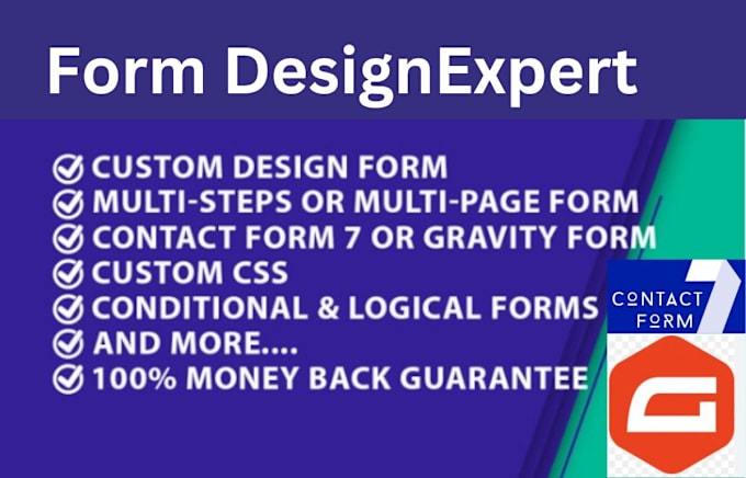 Gig Preview - Style customized gravity forms, contact form 7, wpforms