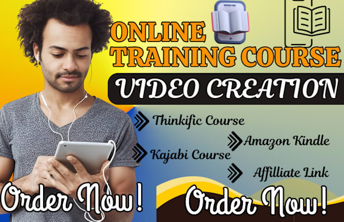 Gig Preview - Do ai online course video editing elearning explainer content video marketing