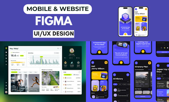 Gig Preview - Do mobile app ui ux design, website design, ui ux design, figma ui ux design