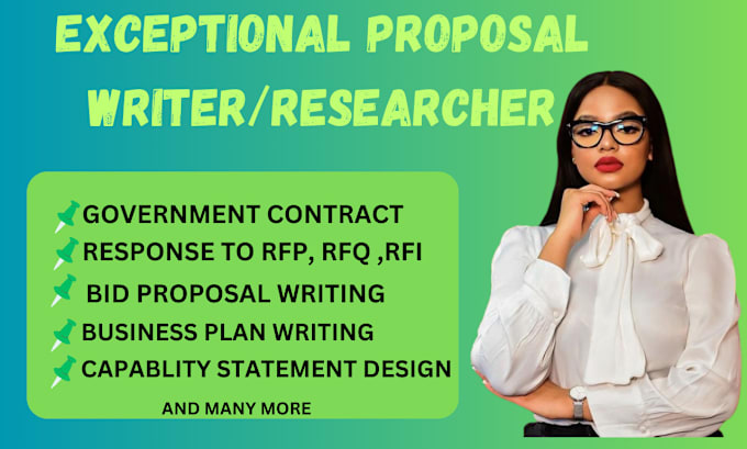 Gig Preview - Respond to rfp research US  government contract bid proposal