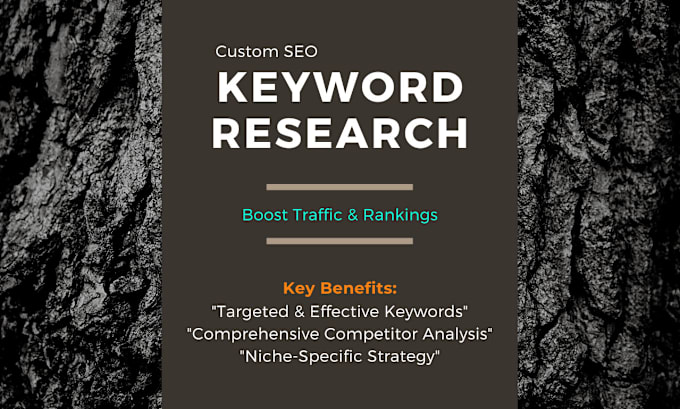 Gig Preview - Deliver a winning SEO keyword specifically for your market