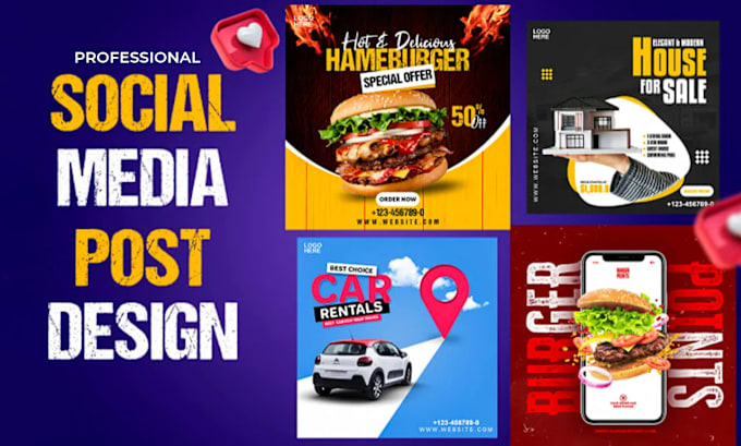 Gig Preview - Design professional social media posts and creative ads