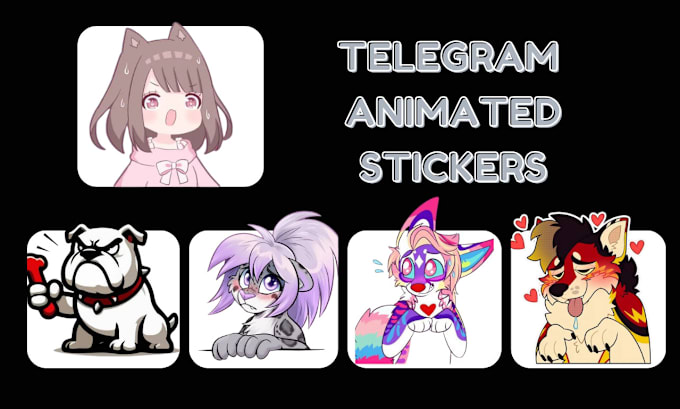 Gig Preview - Draw telegram animated crypto project stickers meme crypto sticker chat sticker