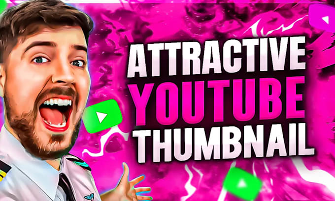 Gig Preview - Design attractive youtube thumbnail design in 2 hours