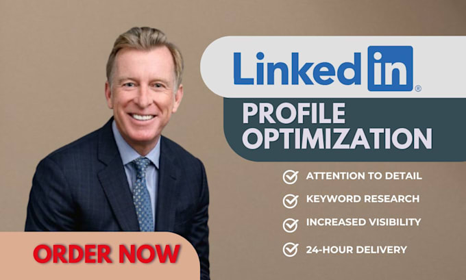 Gig Preview - Optimize your linkedin profile