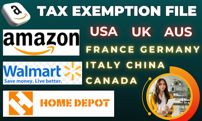 Gig Preview - Amazon walmart home depot tax exemption sales tax buyer accounts