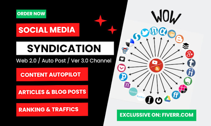 Gig Preview - Setup automated youtube or website content syndication social networks