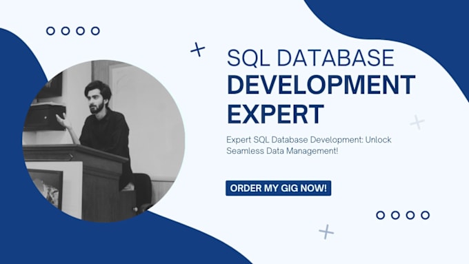 Gig Preview - Do database design, sql query, mysql, oracle database, sql server, sql database