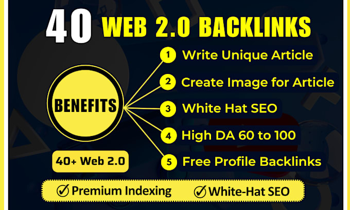 Gig Preview - Do web 2 0 backlinks manually high authority white hat SEO