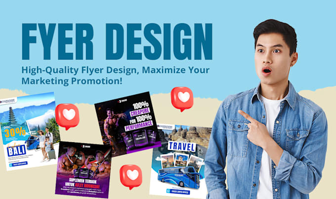 Gig Preview - Create a unique marketing flyer or social media design