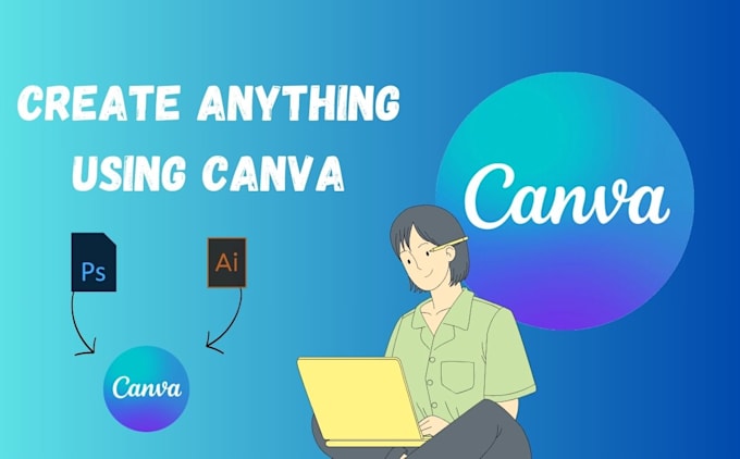 Bestseller - create anything design using canva templates