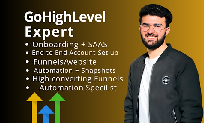 Gig Preview - Manage ghl account, build high converting funnels, workflows, automation special