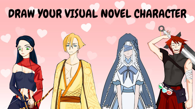 Gig Preview - Draw your visual novel character