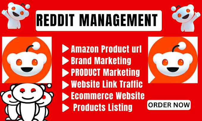 Gig Preview - Do management for amazon product link and ecommerce website via reddit to boost