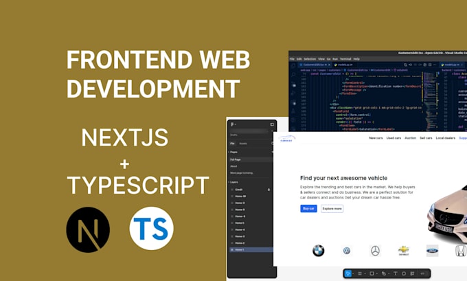 Gig Preview - Develop responsive websites using nextjs and deploy on vercel