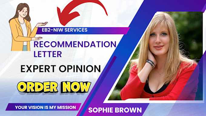 Bestseller - write recommendation letter or expert opinion for eb2 niw eb1 o1 USA immigration