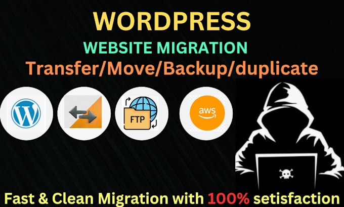 Gig Preview - Migrate, move, clone wordpress site and database