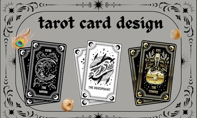 Gig Preview - Design a tarot card board game card game tcg  playing card in any style