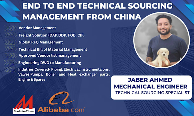 Gig Preview - Perform technical sourcing for you in alibaba and madeinchina