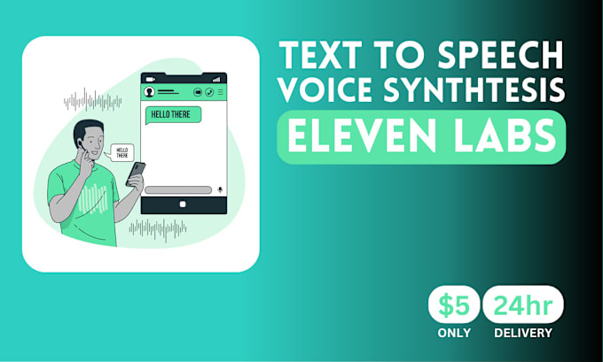 Gig Preview - Do human like text to speech ai voice over using eleven labs