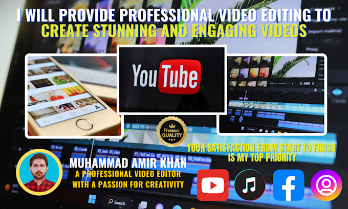 Gig Preview - Provide professional video editing services