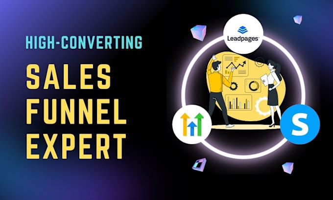 Gig Preview - Design high converting sales funnel in gohighlevel or systeme io