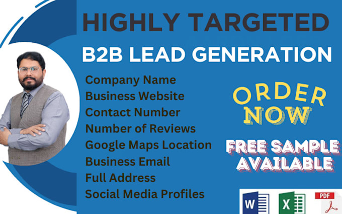 Gig Preview - Do data enrichment, b2b lead generation, and email leads