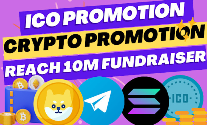 Gig Preview - Crypto telegram promotion, meme coin, nft, ico promotion to 10m fundraisers