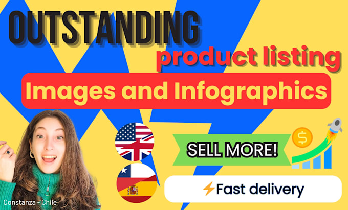 Bestseller - design product listing infographics to help improve your sales