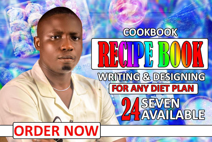 Gig Preview - Design, format, write quality cookbook writer, recipe book writer cookbook,ebook