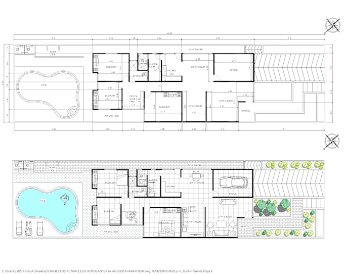 Gig Preview - Create 2d architectural plans and precise elevations in autocad quickly