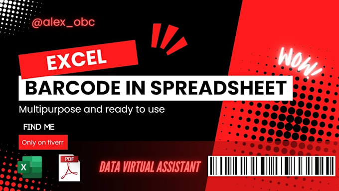 Bestseller - do barcodes in spreadsheet for any use