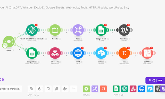 Gig Preview - Zapier automation zapier integration make com zapier integromat make api webhook