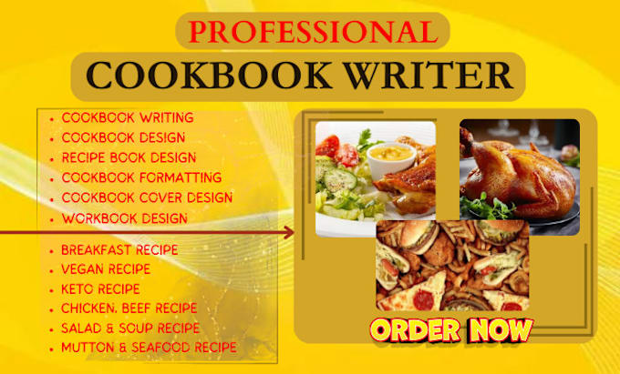 Bestseller - be your cookbook writer cookbook recipe cookbook formatting cookbook design