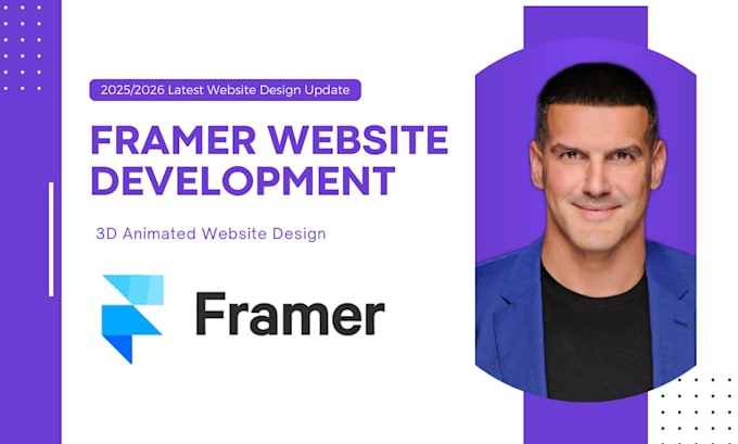 Gig Preview - Framer website design figma to framer framer uiux design 3d framer animations