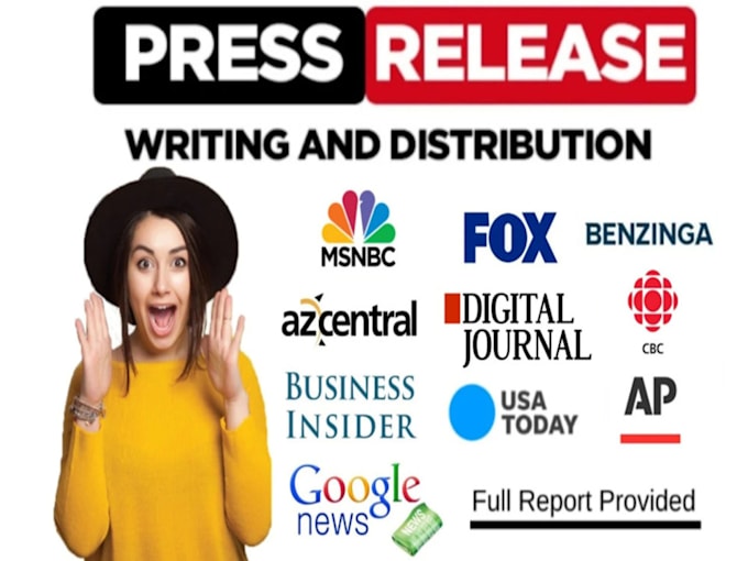 Gig Preview - Do global press releases or public relations on us news