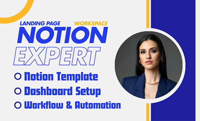 Gig Preview - Design notion template notion workspace zapier n8n automation ai project manager