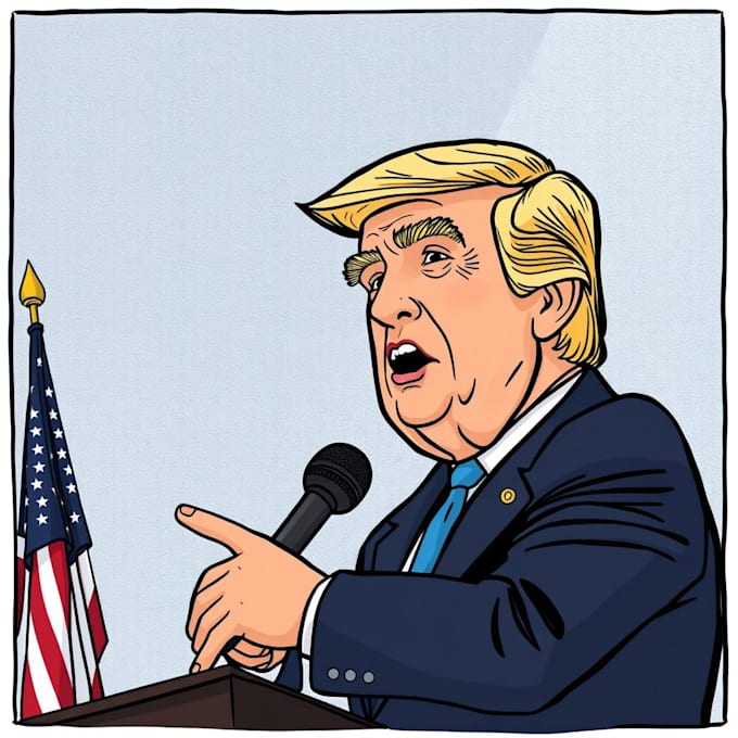 Gig Preview - Create a political cartoon or editorial illustration